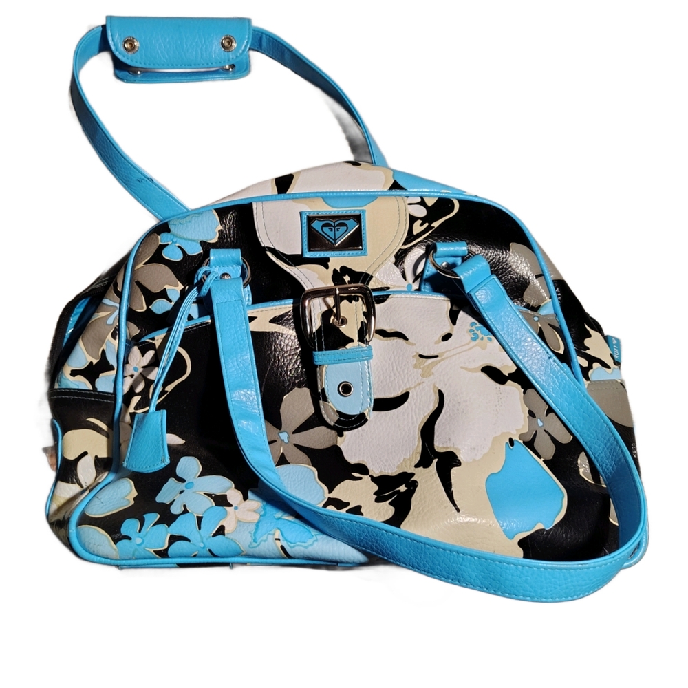 Stylish Blue Floral Roxy Bag